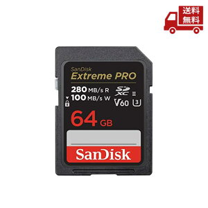  AEgbg ݂ SanDisk UHS-IIJ[h SDSDXEP-064G-JNJIP  XɊN[|