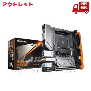 �� �A�E�g���b�g �����݂��� GIGABYTE �M�K�o�C�g B450 I AORUS PRO WIFI Mini-ITX �Q�[�~���O�}�U�[�{�[�h AMD B450�`�b�v�Z�b�g���� �������� �X�Ɋ����N�[�|��