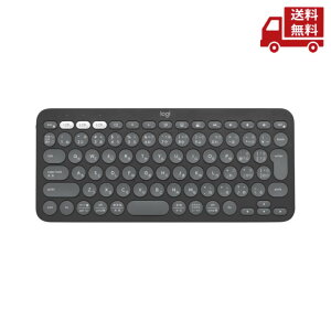 �� Logicool ���W�N�[�����C�����X�L�[�{�[�h Pebble Keys 2 K380s K380sGR �O���t�@�C�g �������� �X�Ɋ����N�[�|��