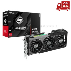 �� ASRock �O���t�B�b�N�{�[�h Radeon RX 9070XT Steel Legend DARK 16G AMD Radeon RX9070XT ���� RX9070XT SLD 16G/AX �������� �X�Ɋ����N�[�|��