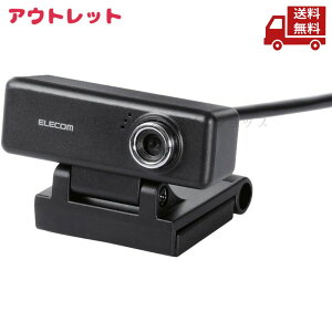 �� �A�E�g���b�g �����݂��� �G���R�� ELECOM WEB�J���� �}�C�N���� 200����f �����׃K���X�����Y �p�x UCAM-C520FBBK �������� �X�Ɋ����N�[�|��
