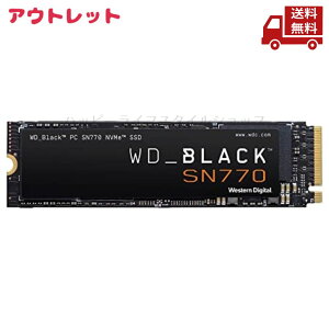 �� �A�E�g���b�g �p�b�P�[�W���� Western Digital WD BLACK WDS100T3X0E 1TB SN770 NVMe �����Q�[�~���O SSD �\���b�h�X�e�[�g�h���C�u �������� �X�Ɋ����N�[�|��
