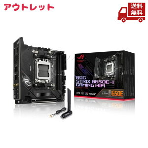 �� �A�E�g���b�g �t���i�̃V�[���j�� ASUS �G�C�X�[�X ROG STRIX B650E-I GAMING WIFI AMD Ryzen 7000 �V���[�Y AM5 �Ή� B650 ���� Mini-ITX �}�U�[�{�[�h/�������K�㗝�X�i DDR5�������Ή� PCIe Gen 5�Ή� intel 2.5GbE 