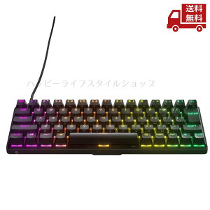 �� SteelSeries �X�e�B�[���V���[�Y Apex 9 Mini JP �G�[�y�b�N�X9�~�j �e���L�[���X�L�[�{�[�h �Q�[�~���O�L�[�{�[�h �L�� �R���p�N�g 60% �t�H�[���t�@�N�^�[ �}�E�X�X�y�[�X �m�� OptiPoint ���w�X�C