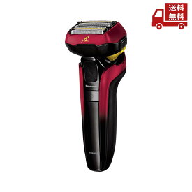 ☆ パナソニック Panasonic ラムダッシュ メンズシェーバー 5枚刃 赤 ES-LV5E-R 送料無料 更に割引クーポ