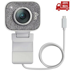  Logicool WN[ StreamCam Xg[J EFuJ WEBJ tHD 1080P 60FPS ItzCg C980OW  XɊN[|