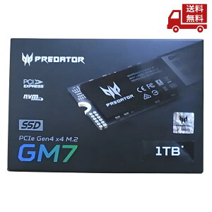 �� Predator �v���f�^�[ Acer SSD 1TB PCIe Gen4x4 NVMe1.4 M.2 2280 PS5����m�F�ς� R:7200MB/s W:6300MB/s 3D NAND TLC GM7-1TB ���[�J�[5�N ���K�̔��i �������� �X�Ɋ����N�[�|��