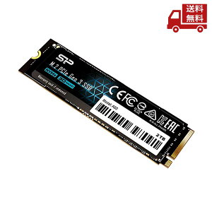  SP Silicon Power VRp[ SSD 2TB 3D NAND M.2 2280 PCIe3.0×4 NVMe1.3 P34A60V[Y 5Nۏ SP002TBP34A60M28  XɊN[|