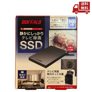  AEgbg pbP[W BUFFALO obt@[ Ot|[^uSSD SSD-PGT960U3-BA SSD-PGTU3AV[Y USB3.2 ( Gen1 ) Type-A TV^Ή MiniStation SSD ubN 960GB  XɊN[|
