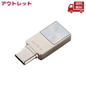  AEgbg pbP[Wj ELECOM GR USB 256GB USB3.2 Gen1 Type-C ZLeB@\Ή Vo[ MF-SPU3256GSV X}z 5Gbps MF-SPU3V[Y  XɊN[|