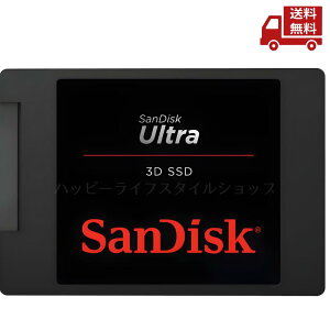 �� SANDISK �T���f�B�X�N Ultra 3D SDSSDH3-500G-J26 SSD 500GB 2.5�C���` 53.3gms �������� �X�Ɋ����N�[�|��