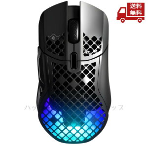 �� STEELSERIES �X�e�B�[���V���[�Y �Q�[�~���O�}�E�X Aerox 5 Wireless 74g �l�ԍH�w�݌v �E�����p �������� �X�Ɋ����N�[�|��
