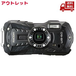 �� �A�E�g���b�g �����݂��� ���R�[ RICOH �^�t�l�X�J���� WG-60 BK �u���b�N �f�W�^���J���� PSE�Ή� �������� �X�Ɋ����N�[�|��