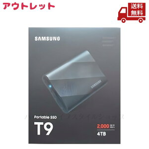 �� �A�E�g���b�g ������ SAMSUNG �T���X�� MU-PG4T0B-IT/EC T9 4TB Portable �O�t��SSD SSD 2,000MB/s �������� �X�Ɋ����N�[�|��