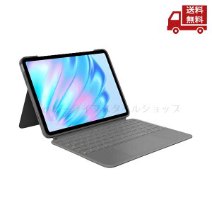 �� ���W�N�[�� Logicool Combo Touch iPad Air 11�C���` M4 & M3 & M2 �Ή� iK1178GRA �g���b�N�p�b�h���� �L�[�{�[�h�t�� �P�[�X �y�� ���{��z�� �L�[�{�[�h �X�}�[�g�R�l�N�^ �I�b�N�X�t�H�[�h�O���[ 495g 