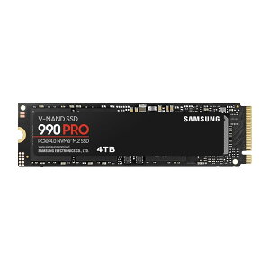 Samsung 990 PRO 4TB PCIe Gen 4.0 x4 (ő]x 7,450MB/b) NVMe M.2 (2280)  SSD MZ-V9P4T0B-IT/EC Kۏؕi