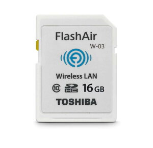 TOSHIBA() LANSDHCJ[h(FlashAir) Class10 16GB COpbP[Wi SD-R016GR7AL01