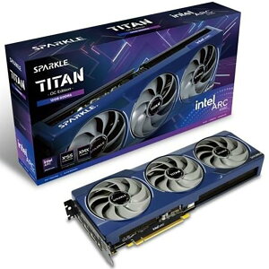SPARKLE Intel Arc B580 OtBbNJ[hOC gvt@ TITAN V[Y B580 TITAN OC 12GB