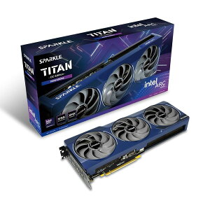 SPARKLE Intel Arc B580 �O���t�B�b�N�J�[�hOC�� �g���v���t�@���uTITAN�v�V���[�Y [ B580 TITAN OC 12GB ]