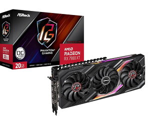 ASRock �O���t�B�b�N�{�[�h AMD Radeon RX7900XT GDDR6 20GB ���ڃ��f�� �y�������K�㗝�X�i�z RX7900XT PG 20GO