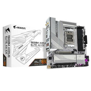 GIGABYTE B650M AORUS ELITE AX ICE AMD Ryzen 7000�V���[�Y�Ή� Socket AM5 DDR5 �z���C�g�J���[ Micro-ATX �}�U�[�{�[�h B650M A ELITE AX ICE MB6462