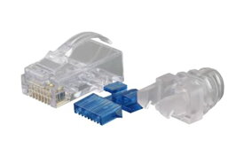 日本製線 Cat6用モジュラープラグ（ラビットラッチ）ブーツ付 NSP624B ※100個入り
