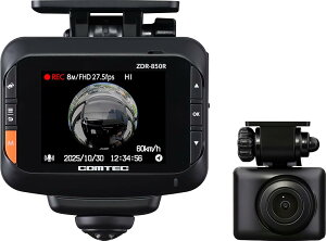 �R���e�b�N �h���C�u���R�[�_�[ ZDR-850R 360°�J�����őS���ʋL�^+�����J�����Ŏԗ������^�� GPS���� �O��STARVIS�Z�p���ڃZ���T�[�̗p