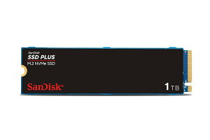SanDisk SSD Plus 1TB M.2 2280 PCIe Gen3 NVMe SSD �ő�3200MB/�b�̓ǂݎ�葬�x