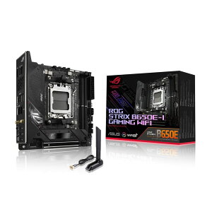 ASUS ROG STRIX B650E-I GAMING WIFI AMD Ryzen 7000 �V���[�Y AM5 �Ή� B650 ���� Mini-ITX �}�U�[�{�[�h/�������K�㗝�X�i