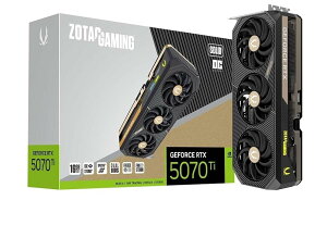 ZOTAC GAMING GeForce RTX 5070 Ti SOLID OC 16GB GDDR7 �O���t�B�b�N�X�J�[�h ZT-B50710J-10P VD9057