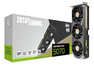 ZOTAC �Q�[�~���O GeForce RTX 5070 Solid OC DLSS 4 12GB GDDR7 ZT-B50700J-10P