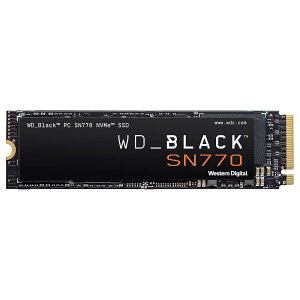 WD_BLACK 1TB SN770 NVMe �����Q�[�~���O SSD �\���b�h�X�e�[�g�h���C�u - Gen4 PCIe, M.2 2280�A�ő�5,150 MB/s�܂� - WDS100T3X0E