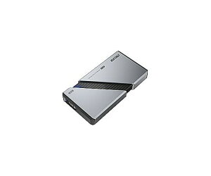 BUFFALO SSD-PE2.0U4-SA �O�t��SSD USB-C�ڑ� PC���� Chrome/Mac/Windows11�Ή� PS5�Ή� �V���o�[ [2TB /�|�[�^�u���^] SSDPE2.0U4SA