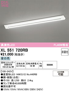 XL551720RB ODELIC �I�[�f���b�N �y���[�J�[�����z �����v�ʍ��� NO440RB 40S/N/21/G13/R90