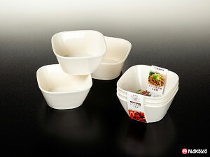 電子レンジ・食器洗浄機・乾燥機対応 レンジ角 豆鉢 3枚組 白 10点セット100円ショップ 100円均一 100均