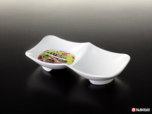 モルン二連角鉢 ホワイト 10点セット K633-1100円ショップ 100円均一 100均