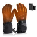 【1000円OFFクーポンで4,680円】電熱グローブ 暖房手袋 ヒートグローブ バッテリー 3段階温度調節 L/XL2サイズ タッチ…