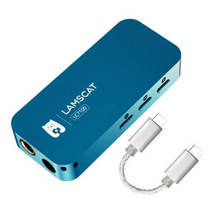 LAMSCAT LC7100 USB-C �|�[�^�u��DAC�A���v EQ���� �A�v������ 4.4mm/3.5mm 32bit/768kHz �n�C���] �_�u��DAC����CS43198 �g�ь^�w�b�h�z���A���v C-C�P�[�u���t�� Windows/Mac