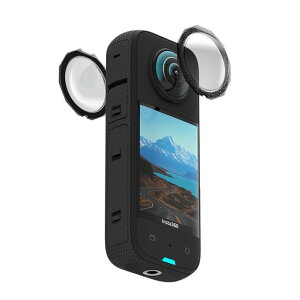 Qanuxy Insta360 X3�A�N�Z�T���[�̂��߂�X3�����Y�v���e�N�^�[v2�����K���X�AInsta360 X3�J�����ƌ݊����̂���A���`�X�N���b�`�����Y�J�o�[�A�����ȉ掿�̂��߂̃o�u���t���[�C���X�g�[��