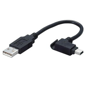 ELECOM ���o�C���pUSB�P�[�u�� USB(A)�I�X-USB(miniB)�I�X 0.1m USB-MBM5