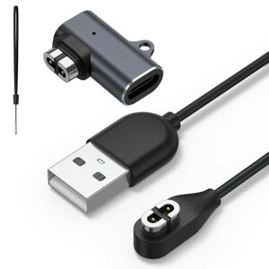 Shokz �[�d�P�[�u�� USB Type-C�ϊ��A�_�v�^1�� Shokz OpenRun Pro/OpenRun/OpenRun Mini/OpenComm���`���C���z���ɑΉ� USB�[�d�R�[�h 1m
