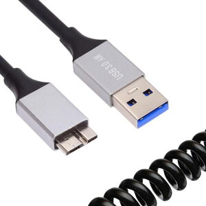 Cablecc 5Gbps USB3.0 �^�C�vA �I�X - Micro-USB3.0 �I�X OTG �X�g���b�` �R�C���P�[�u������ �f�B�X�N�d�b�J�����f�[�^�p 100cm