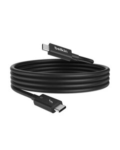Belkin Thunderbolt 5 �P�[�u�� USB-C USB4 120Gbps 240W �����f�[�^�]�� 4K/540Hz�Ή� ���ϋv iPhone16/MacBook��iMac�AWindows/iPadPro�Ή� USB-IF�F�� 1m