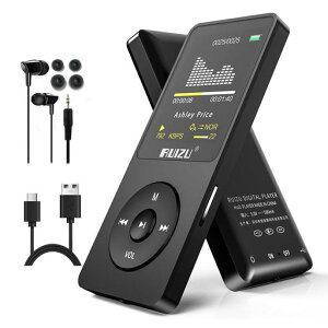 RUIZU 64GB MP3�v���[���[Bluetooth 5.3�A1.8�u�X�N���[���|�[�^�u�����y�v���[���[�AFM���W�I�A�^���A�d�q���ЁA�������V���O���T�C�N���A80 H�f�W�^���I�[�f�B�I�r�f�I�Đ��A�y�ʁA���^ �ʋ�/�c