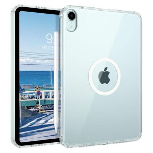 VENINGO iPad Mini 7(A17 Pro 2024�A��7����)/Mini 6(2021�A��6����)��p�P�[�X ������ �ϏՌ� ���ϖh�~ �w��h�~ MagSafe�Ή� �}�O�l�b�g���� ���^ ��̊� ���E�ȒP TPU�t���[�� �n�[�h�A�N�����w��