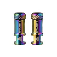 Granite グラナイト Juicy Nipple 仏式バルブキャップ バルブコア取り外し機能付き (オイルスリック)