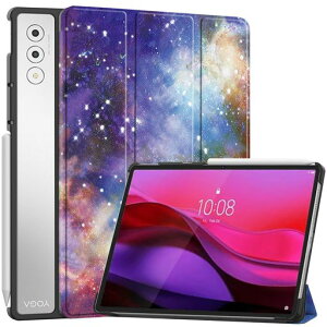 Shron For Lenovo Yoga Tab Plus/Yoga Pad Pro AI 12.7�C���` 2025 �P�[�X �O�܂�X�^���h�J�o�[ �����^ ���y�� �}�O�l�b�g �I�[�g�X���[�v�P�[�X PU ���U�[�J�o�[ YH