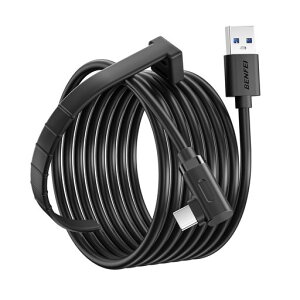 BENFEI link�P�[�u�� 4.8M Oculus/Meta Quest 3/2/1/Pro/Pico4 �A�N�Z�T������� PC/SteamVR �ƌ݊������� ���� PC �f�[�^�]�� VR �w�b�h�Z�b�g�p USB 3.0 - USB C �P�[�u��