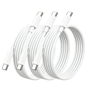 USB Type C �P�[�u�� 1.5m 3�{�Z�b�g LpoieJun�yPD�������[�d/3A 65W�}���[�d �z ���ϋvTPE�f�� �����f�[�^�]�� �X�}�[�g�t�H��/�^�u���b�g/�Q�[���@�Ȃ�Type-c�@��ƌ݊���������