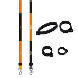 電子タバコ ネックストラップ ホルダー Lanyard 4 Silicon Rubber Rings シリコンリング 4サイズ付 VAPE